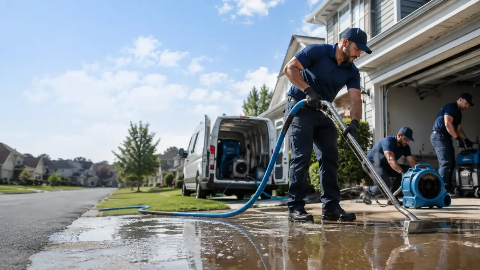 Flood Damage Restoration in Dow, IL